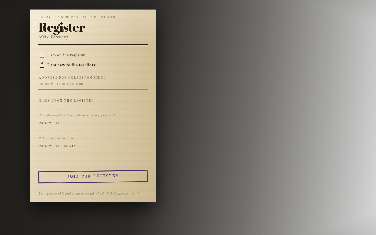 Registration